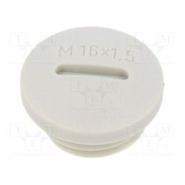 2 pcs x PMA - 514-M16 - Stopper, M16, 1.5, polyamide