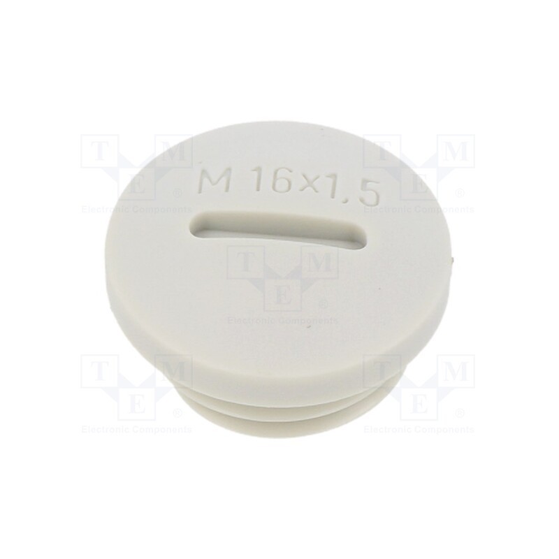 2 pcs x PMA - 514-M16 - Stopper, M16, 1.5, polyamide