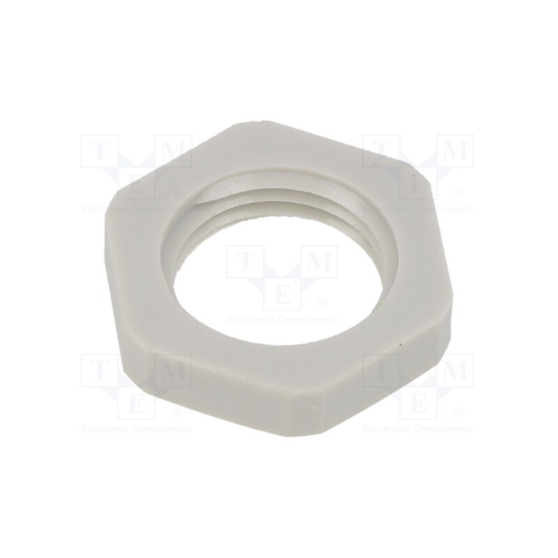 2 pcs x PMA - GMN-09 - Nut, Thread: PG, polyamide, PMAFIX MN, -40÷105°C, grey, 22mm, PMAFIX