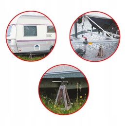 Trailer support, aluminum stand, 900 kg