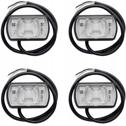 Set of 4x Horpol LD 2227 white LED marker lamps