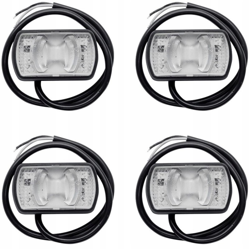 Set of 4x Horpol LD 2227 white LED marker lamps