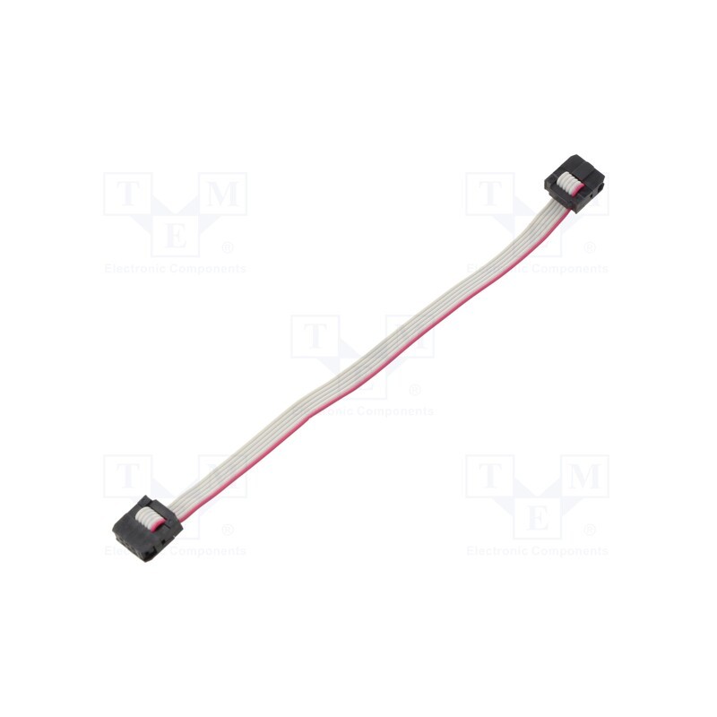 2 pcs x CONNFLY - DS1052-01-062B2MA201501 - Ribbon cable with IDC connectors, Cable ph: 1mm, 0.15m, 6x28AWG