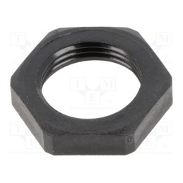 2 pcs x PMA - BMN-M20 - Nut, Thread: metric, polyamide, PMAFIX MN, -40÷105°C, black, 26mm