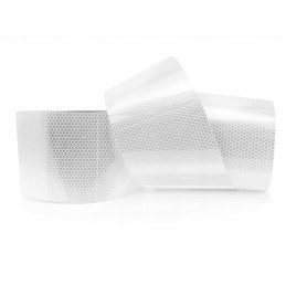 Reflective self-adhesive tape, white, 10 cm
