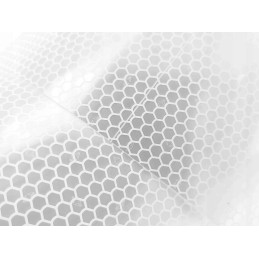 Reflective self-adhesive tape, white, 10 cm