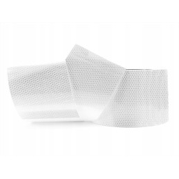 Reflective self-adhesive tape, white, 10 cm