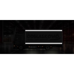 Reflective self-adhesive tape, white, 10 cm