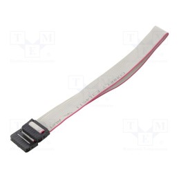 2 pcs x CONNFLY - DS1052-01-142B2MA203001 - Ribbon cable with IDC connectors, Cable ph: 1mm, 0.3m, 14x28AWG