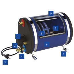 Boiler 22 l for a yacht, camper, 230v 550w