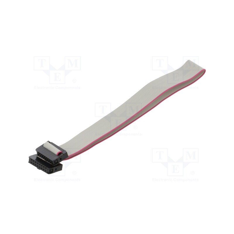 2 pcs x CONNFLY - DS1052-01-162B2MA203001 - Ribbon cable with IDC connectors, Cable ph: 1mm, 0.3m, 16x28AWG