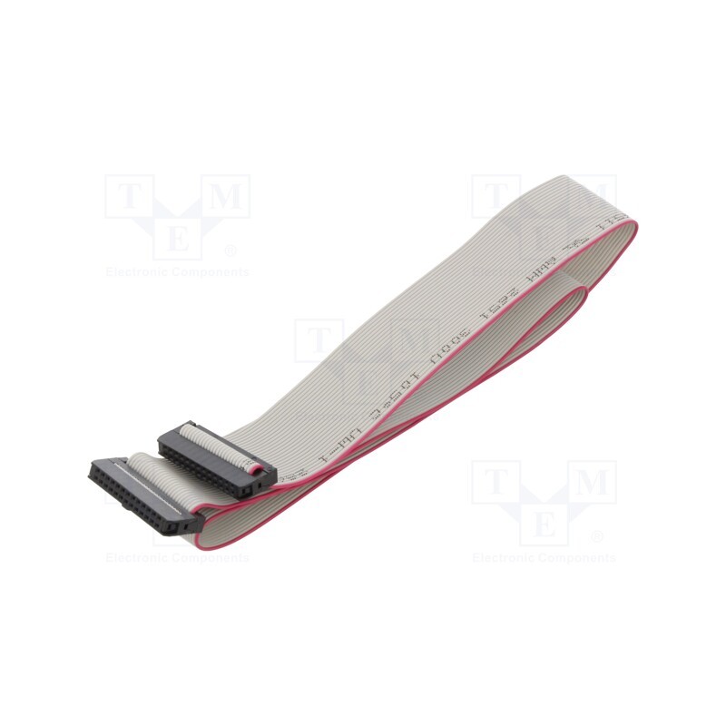 2 pcs x CONNFLY - DS1052-01-262B2MA206001 - Ribbon cable with IDC connectors, Cable ph: 1mm, 0.6m, 26x28AWG