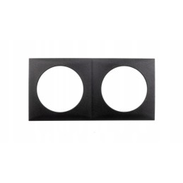 Double frame, matt anthracite integro flow