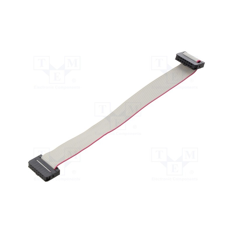 2 pcs x CONNFLY - DS1052-01-142B2MA201501 - Ribbon cable with IDC connectors, Cable ph: 1mm, 0.15m, 14x28AWG