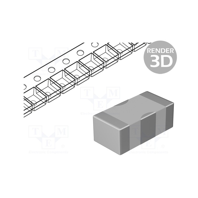 100 pcs x MURATA - NFM15PC224R1A3D - Filter: anti-interference, SMD, 0402, 2A, 10VDC, ±20%, 30mΩ, 220nF