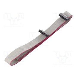 2 pcs x CONNFLY - DS1052-01-162B2MA206001 - Ribbon cable with IDC connectors, Cable ph: 1mm, 0.6m, 16x28AWG