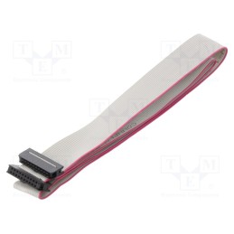 2 pcs x CONNFLY - DS1052-01-162B2MA201501 - Ribbon cable with IDC connectors, Cable ph: 1mm, 0.15m, 16x28AWG