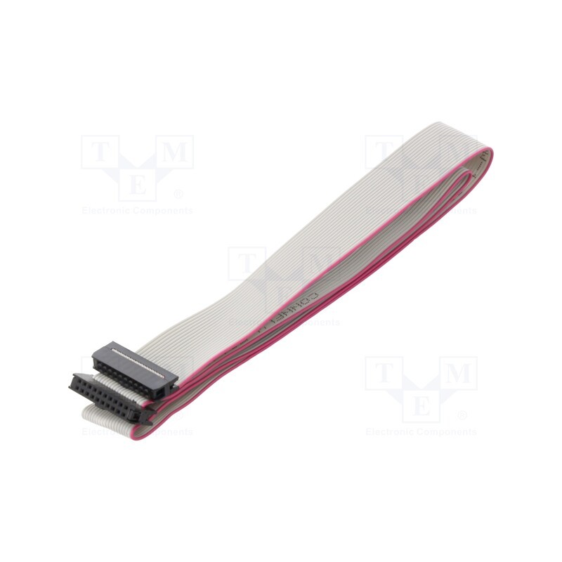 2 pcs x CONNFLY - DS1052-01-162B2MA201501 - Ribbon cable with IDC connectors, Cable ph: 1mm, 0.15m, 16x28AWG