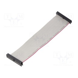 2 pcs x CONNFLY - DS1052-01-342B2NA201501 - Ribbon cable with IDC connectors, Cable ph: 1mm, 0.15m, 34x28AWG