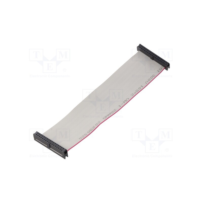 2 pcs x CONNFLY - DS1052-01-342B2NA201501 - Ribbon cable with IDC connectors, Cable ph: 1mm, 0.15m, 34x28AWG