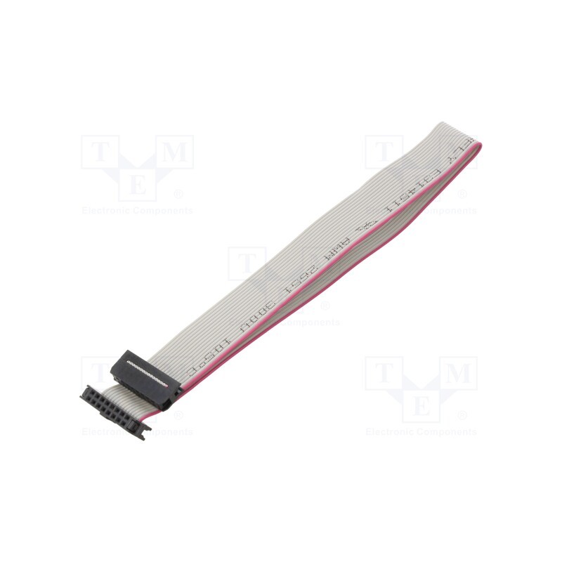 2 pcs x CONNFLY - DS1052-01-162B2NA203001 - Ribbon cable with IDC connectors, Cable ph: 1mm, 0.3m, 16x28AWG