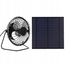 5w mini solar panel with portable fan