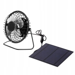 5w mini solar panel with portable fan