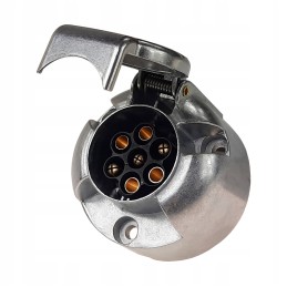 12v 7 pin aluminum trailer socket and plug