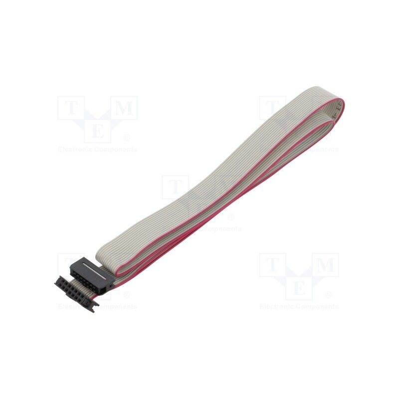 2 pcs x CONNFLY - DS1052-01-142B2NA206001 - Ribbon cable with IDC connectors, Cable ph: 1mm, 0.6m, 14x28AWG