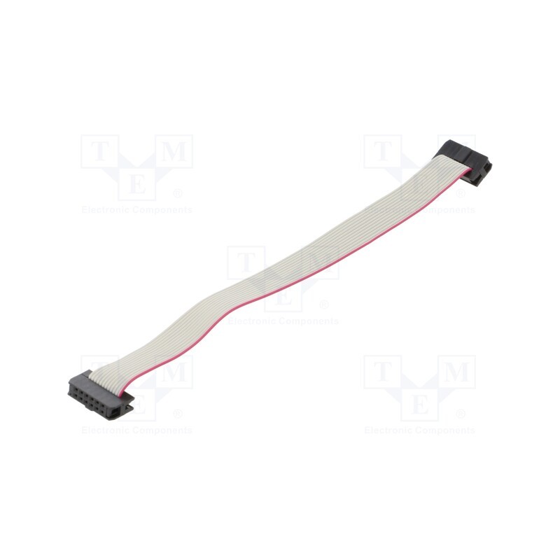2 pcs x CONNFLY - DS1052-01-122B2NA201501 - Ribbon cable with IDC connectors, Cable ph: 1mm, 0.15m, 12x28AWG