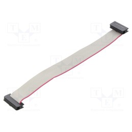 2 pcs x CONNFLY - DS1052-01-142B2NA201501 - Ribbon cable with IDC connectors, Cable ph: 1mm, 0.15m, 14x28AWG