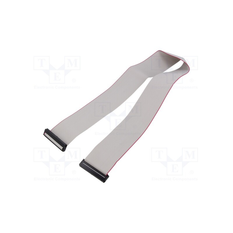 2 pcs x CONNFLY - DS1052-01-502B2NA206001 - Ribbon cable with IDC connectors, Cable ph: 1mm, 0.6m, 50x28AWG