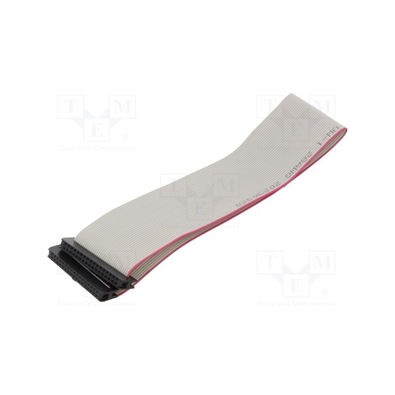 2 pcs x CONNFLY - DS1052-01-342B2NA203001 - Ribbon cable with IDC connectors, Cable ph: 1mm, 0.3m, 34x28AWG
