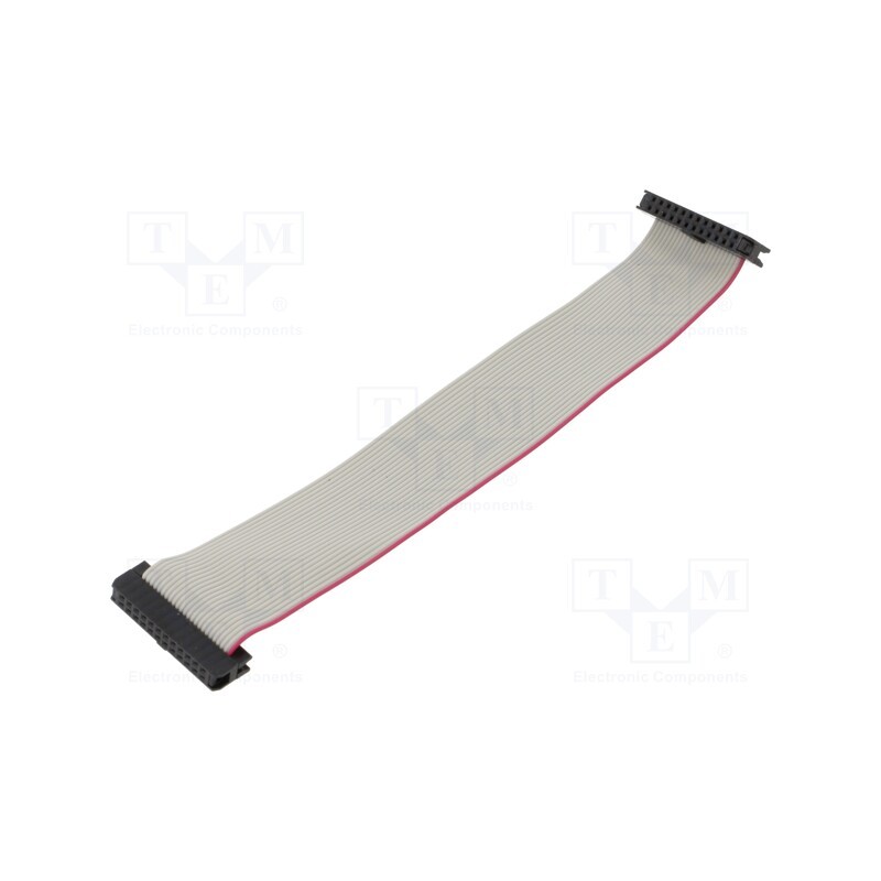2 pcs x CONNFLY - DS1052-01-242B2NA201501 - Ribbon cable with IDC connectors, Cable ph: 1mm, 0.15m, 24x28AWG