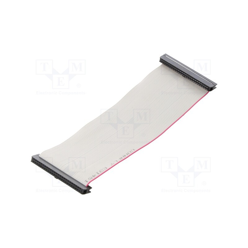 2 pcs x CONNFLY - DS1052-01-502B2NA201501 - Ribbon cable with IDC connectors, Cable ph: 1mm, 0.15m, 50x28AWG