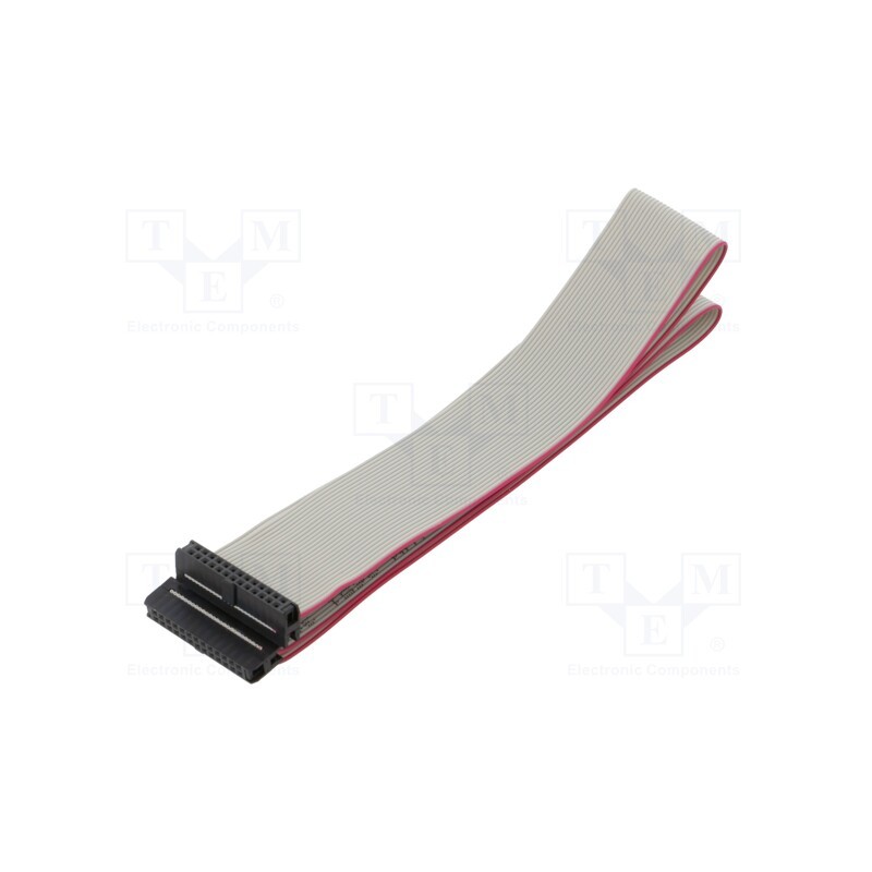 2 pcs x CONNFLY - DS1052-01-262B2NA206001 - Ribbon cable with IDC connectors, Cable ph: 1mm, 0.6m, 26x28AWG