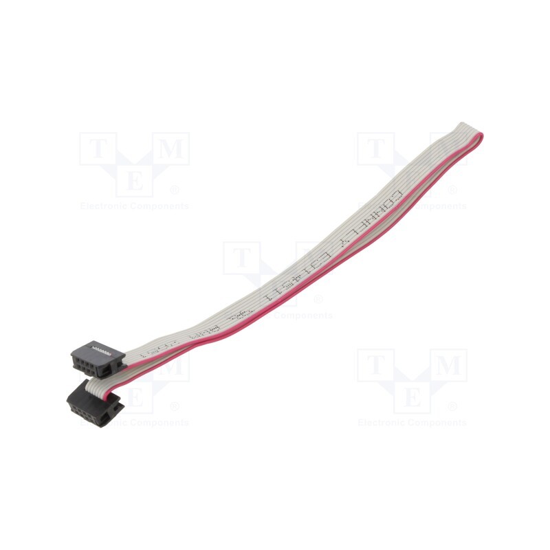 2 pcs x CONNFLY - DS1052-01-082B2NA206001 - Ribbon cable with IDC connectors, Cable ph: 1mm, 0.6m, 8x28AWG