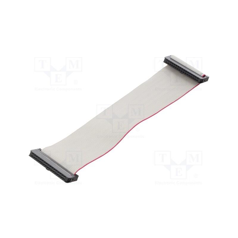 2 pcs x CONNFLY - DS1052-01-342B2MA201501 - Ribbon cable with IDC connectors, Cable ph: 1mm, 0.15m, 34x28AWG