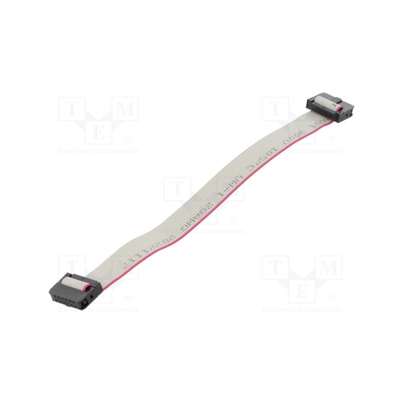 2 pcs x CONNFLY - DS1052-01-122B2MA201501 - Ribbon cable with IDC connectors, Cable ph: 1mm, 0.15m, 12x28AWG
