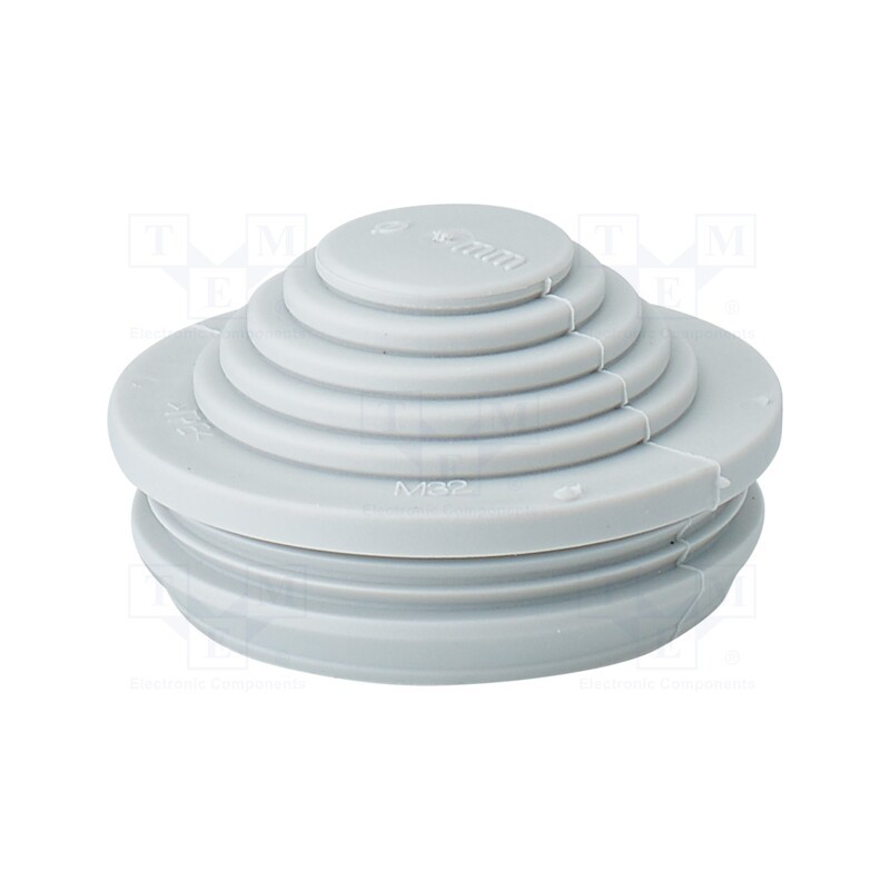 2 pcs x HENSEL - 3600177 - Grommet, elastomer thermoplastic TPE, grey, -25÷35°C, 13÷26.5mm