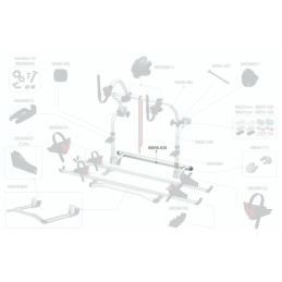 Fiamma pro c bicycle rack mounting rail