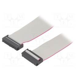 2 pcs x CONNFLY - DS1052-242B2MA203001 - Ribbon cable with IDC connectors, Cable ph: 1.27mm, 0.3m