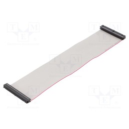 2 pcs x CONNFLY - DS1052-502B2NA203001 - Ribbon cable with IDC connectors, Cable ph: 1.27mm, 0.3m