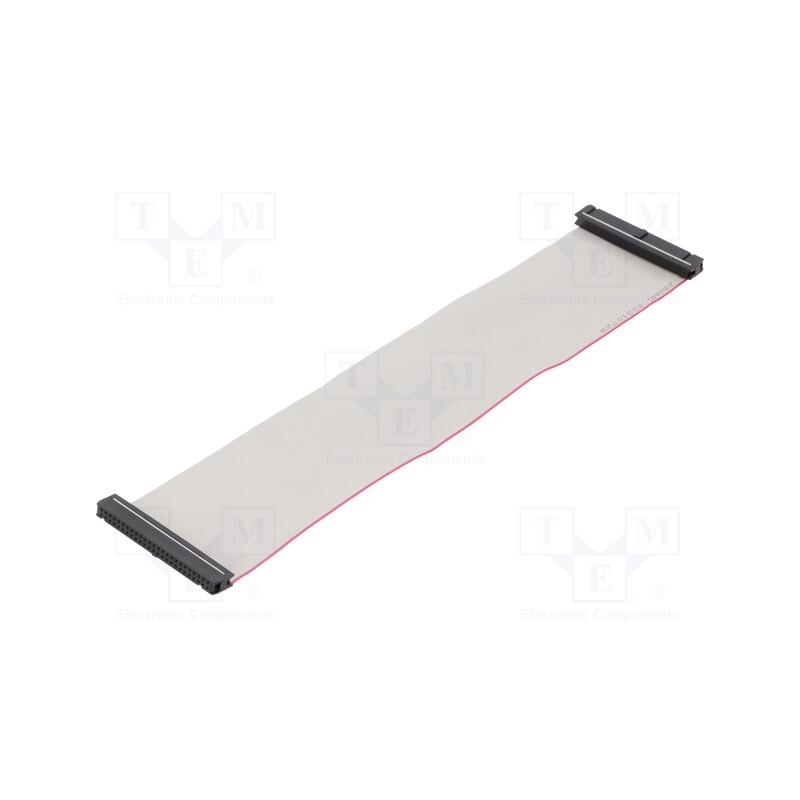 2 pcs x CONNFLY - DS1052-502B2NA203001 - Ribbon cable with IDC connectors, Cable ph: 1.27mm, 0.3m