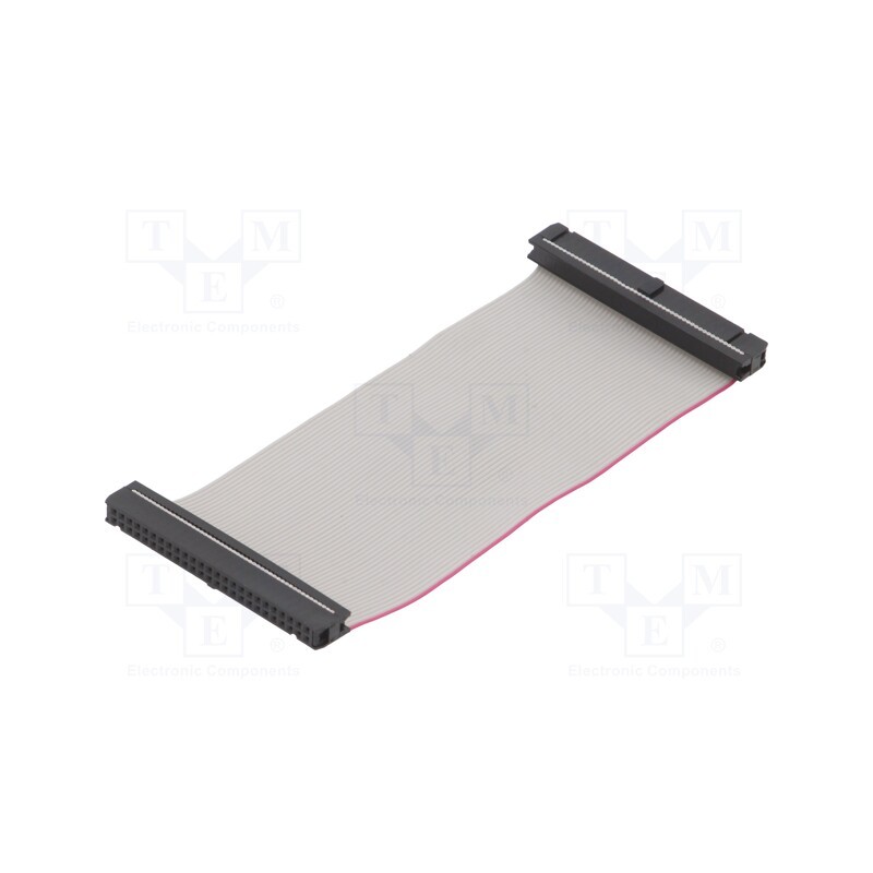 2 pcs x CONNFLY - DS1052-502B2NA201501 - Ribbon cable with IDC connectors, Cable ph: 1.27mm, 0.15m