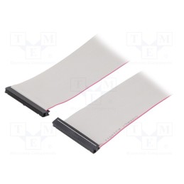 2 pcs x CONNFLY - DS1052-502B2NA206001 - Ribbon cable with IDC connectors, Cable ph: 1.27mm, 0.6m