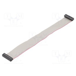 2 pcs x CONNFLY - DS1052-302B2MA201501 - Ribbon cable with IDC connectors, Cable ph: 1.27mm, 0.15m