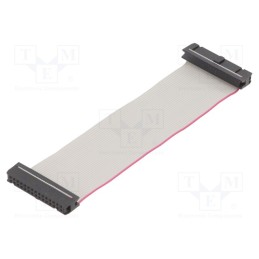 2 pcs x CONNFLY - DS1052-302B2NA201501 - Ribbon cable with IDC connectors, Cable ph: 1.27mm, 0.15m