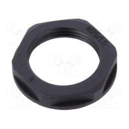 2 pcs x TECHNO - 6000212CC - Nut, M25, polyamide, UL94V-2, black, -40÷125°C, Thread: metric