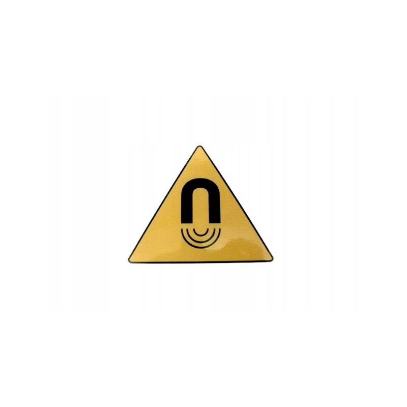 Warning sticker e0044268